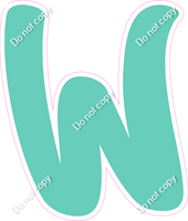 CU 23.5" Individuals - Flat Mint W