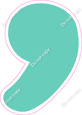 CU 23.5" Individuals - Flat Mint Apostrophe