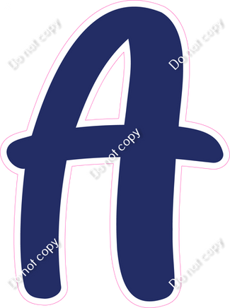 CU 23.5" Individuals - Flat Navy Blue A