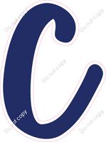 CU 23.5" Individuals - Flat Navy Blue C