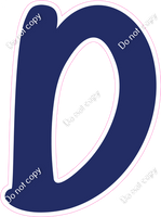 CU 23.5" Individuals - Flat Navy Blue D