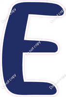 CU 23.5" Individuals - Flat Navy Blue E