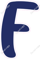 CU 23.5" Individuals - Flat Navy Blue F