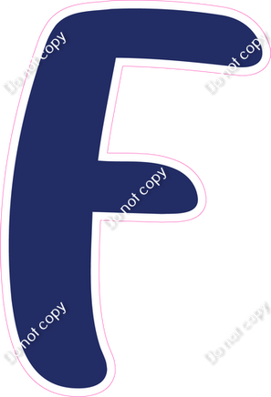 CU 23.5" Individuals - Flat Navy Blue F