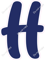 CU 23.5" Individuals - Flat Navy Blue H