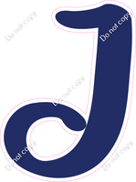 CU 23.5" Individuals - Flat Navy Blue J