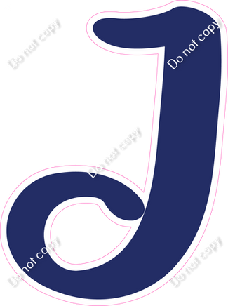 CU 23.5" Individuals - Flat Navy Blue J