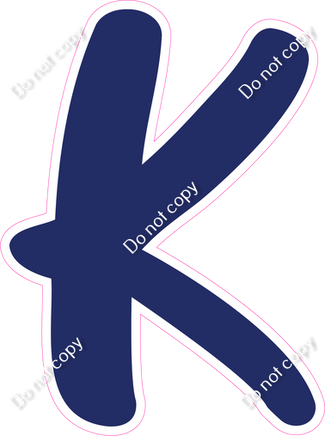 CU 23.5" Individuals - Flat Navy Blue K