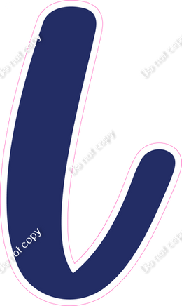 CU 23.5" Individuals - Flat Navy Blue L