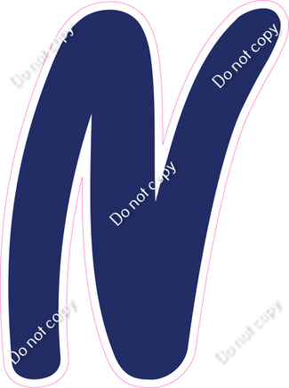 CU 23.5" Individuals - Flat Navy Blue N