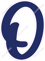 CU 23.5" Individuals - Flat Navy Blue O