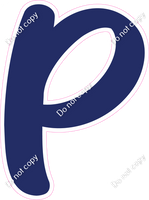 CU 23.5" Individuals - Flat Navy Blue P