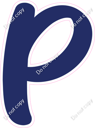 CU 23.5" Individuals - Flat Navy Blue P