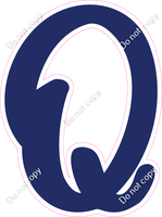 CU 23.5" Individuals - Flat Navy Blue Q