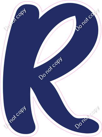 CU 23.5" Individuals - Flat Navy Blue R