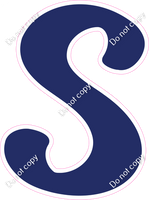 CU 23.5" Individuals - Flat Navy Blue S