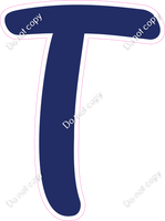 CU 23.5" Individuals - Flat Navy Blue T