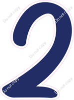 CU 23.5" Individuals - Flat Navy Blue 2