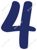 CU 23.5" Individuals - Flat Navy Blue 4