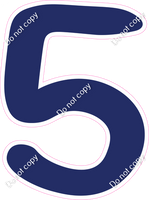 CU 23.5" Individuals - Flat Navy Blue 5