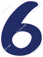 CU 23.5" Individuals - Flat Navy Blue 6