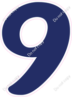 CU 23.5" Individuals - Flat Navy Blue 9