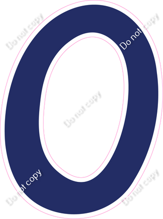 CU 23.5" Individuals - Flat Navy Blue