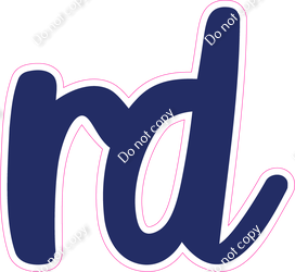 CU 23.5" Individuals - Flat Navy Blue RD