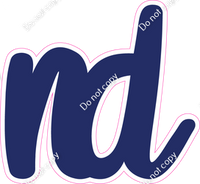 CU 23.5" Individuals - Flat Navy Blue ND