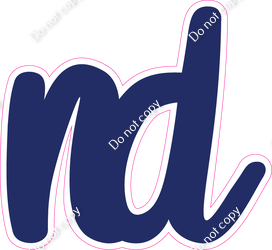 CU 23.5" Individuals - Flat Navy Blue ND