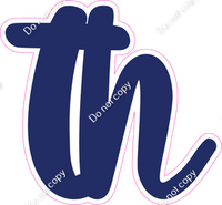 CU 23.5" Individuals - Flat Navy Blue TH