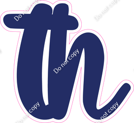 CU 23.5" Individuals - Flat Navy Blue TH