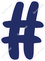 CU 23.5" Individuals - Flat Navy Blue #