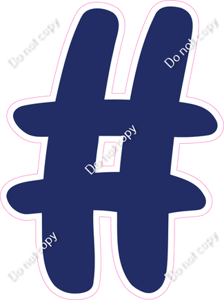 CU 23.5" Individuals - Flat Navy Blue #