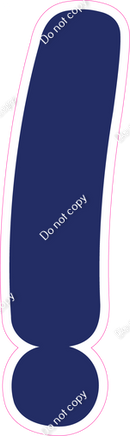 CU 23.5" Individuals - Flat Navy Blue !