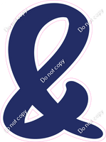 CU 23.5" Individuals - Flat Navy Blue &