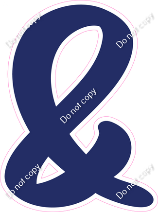 CU 23.5" Individuals - Flat Navy Blue &