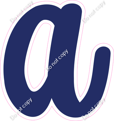 CU 23.5" Individuals - Flat Navy Blue a