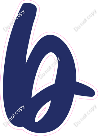 CU 23.5" Individuals - Flat Navy Blue b