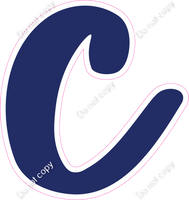 CU 23.5" Individuals - Flat Navy Blue c