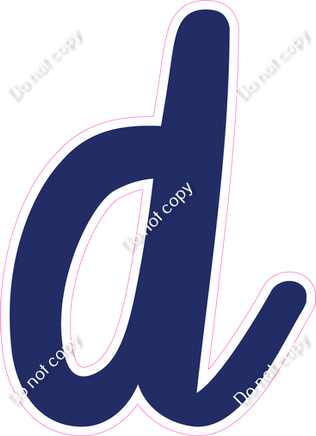 CU 23.5" Individuals - Flat Navy Blue d