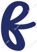 CU 23.5" Individuals - Flat Navy Blue f