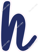 CU 23.5" Individuals - Flat Navy Blue h