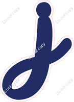 CU 23.5" Individuals - Flat Navy Blue j