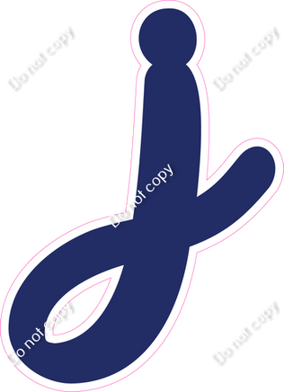 CU 23.5" Individuals - Flat Navy Blue j