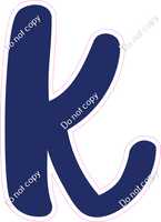 CU 23.5" Individuals - Flat Navy Blue k