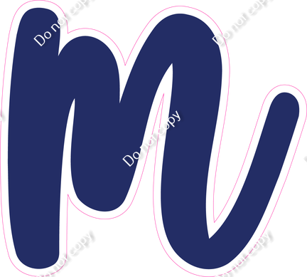 CU 23.5" Individuals - Flat Navy Blue m