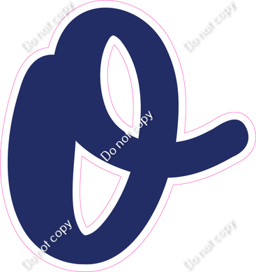 CU 23.5" Individuals - Flat Navy Blue o