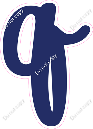 CU 23.5" Individuals - Flat Navy Blue q