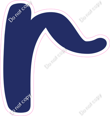 CU 23.5" Individuals - Flat Navy Blue r